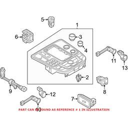 Audi Automatic Transmission Shift Cover Plate 4G1919610C